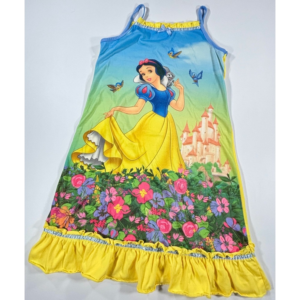 Vintage Disney Store Snow White Nightgown Girls 10/12 Y2K Princess 2000s